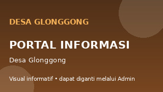 Portal Informasi Desa Glonggong